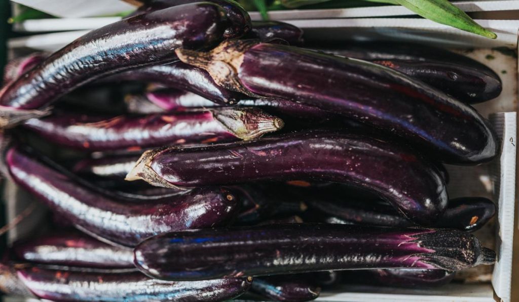 Eggplants can help with preventing blood clots, lowering heart disease, reducing cholesterol, and improving circulation.