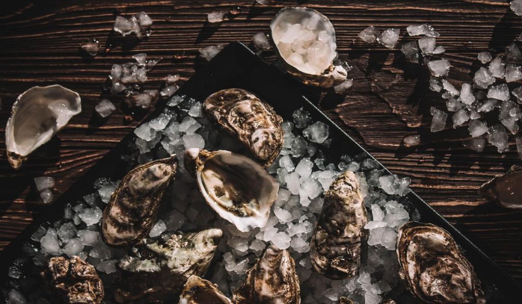 Oysters boost the production of the eye’s pigment in the retina because it contains a good amount of zinc.